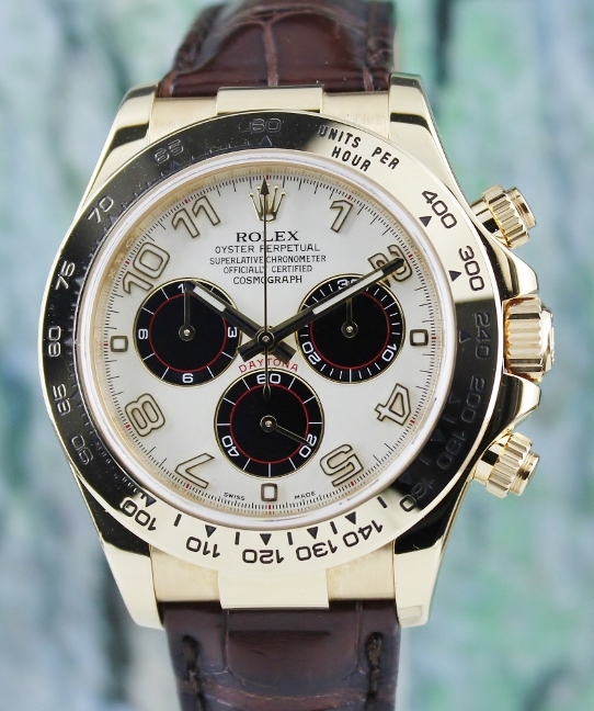(image for) A ROLEX 18K YELLOW GOLD DAYTONA COSMOGRAPH - 116518